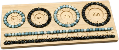 Petoysoso Bead Boards for Jewelry Making, Bamboo Beading Board for Bracelet & Necklace, Jewelry Making Supplies,Bead Tray Supplies