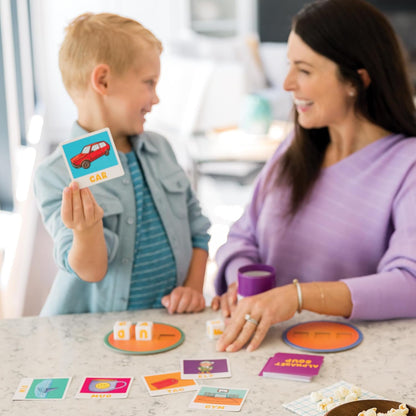 Peaceable Kingdom Alphabet Soup Spelling Game - Educational Boardgame for Kids Aged 3 and Up - Preschool Learning Activities - Kindergarten Learning Games