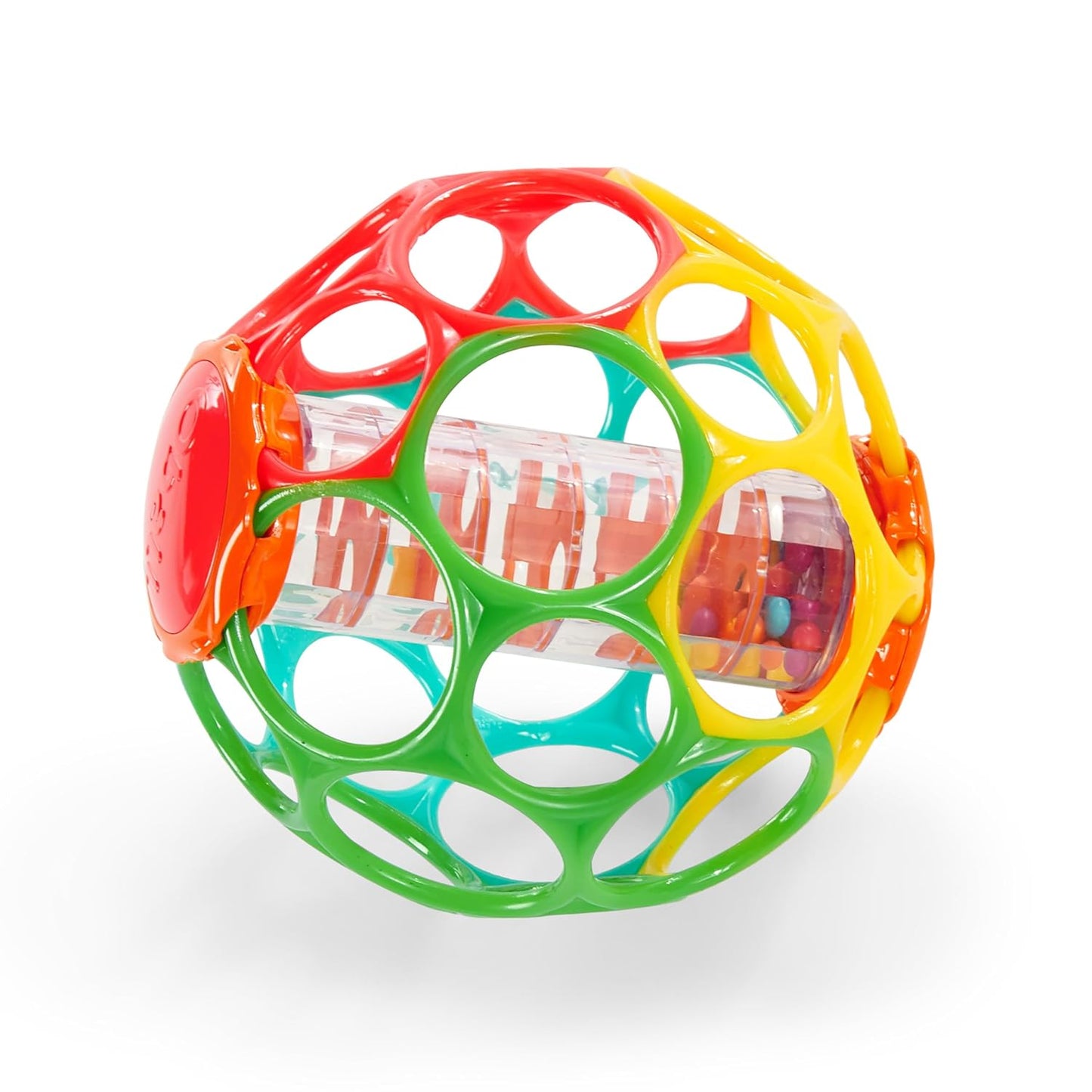 Bright Starts Oball Musical Toy, Jingle & Shake Pal, BPA-Free Easy-Grasp Baby Rattle Toy, Ages Newborn+