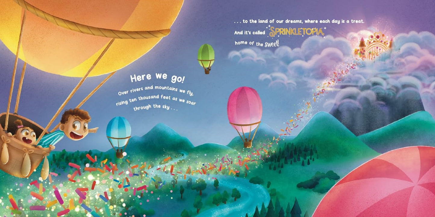 Sprinkletopia: A Whimsical Wonderland of Sweet Surprises. Rhyming Children's Picture Book with Enchanting Illustrations