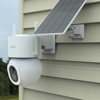 Vinyl Siding Mount for AOSU SolarCam D1 SE/Lite/Max,eufy Solocam S340/E30,Reolink Argus PT 3MP/4MP/5MP/2K/4K/8MP,ANSQUE Security Cameras (GU01/SA01), Cinnado B6 Security Camera Kit (White)
