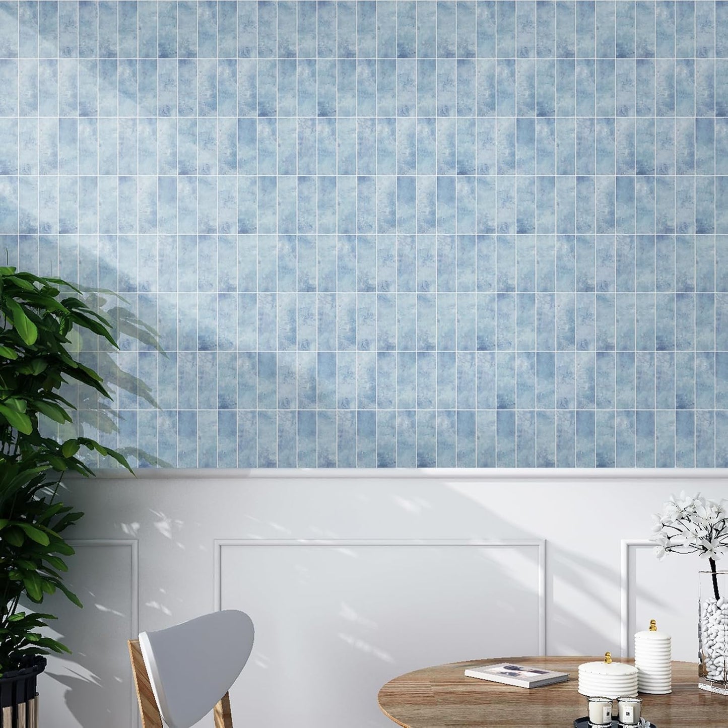 Tilingview 30 PCS Peel and Stick Backsplash Tile for Kitchen/Bathroom/Living Room, 3"x 9" Self-Adhesive Subway Tile for Backsplash, Matte Textures Tiles/Handmade Tiles (Sand Color)