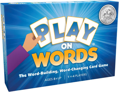 Play On Words Card Game - Extra-Creative Word Making Fun for All Ages - A Parents' Choice Award Winner - Family/Kid-Friendly Word Game