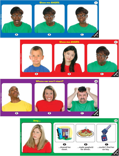 Super Duper Publications | Emotions Skill Strips® Photo Flash Cards | Educational Learning Resource for Children