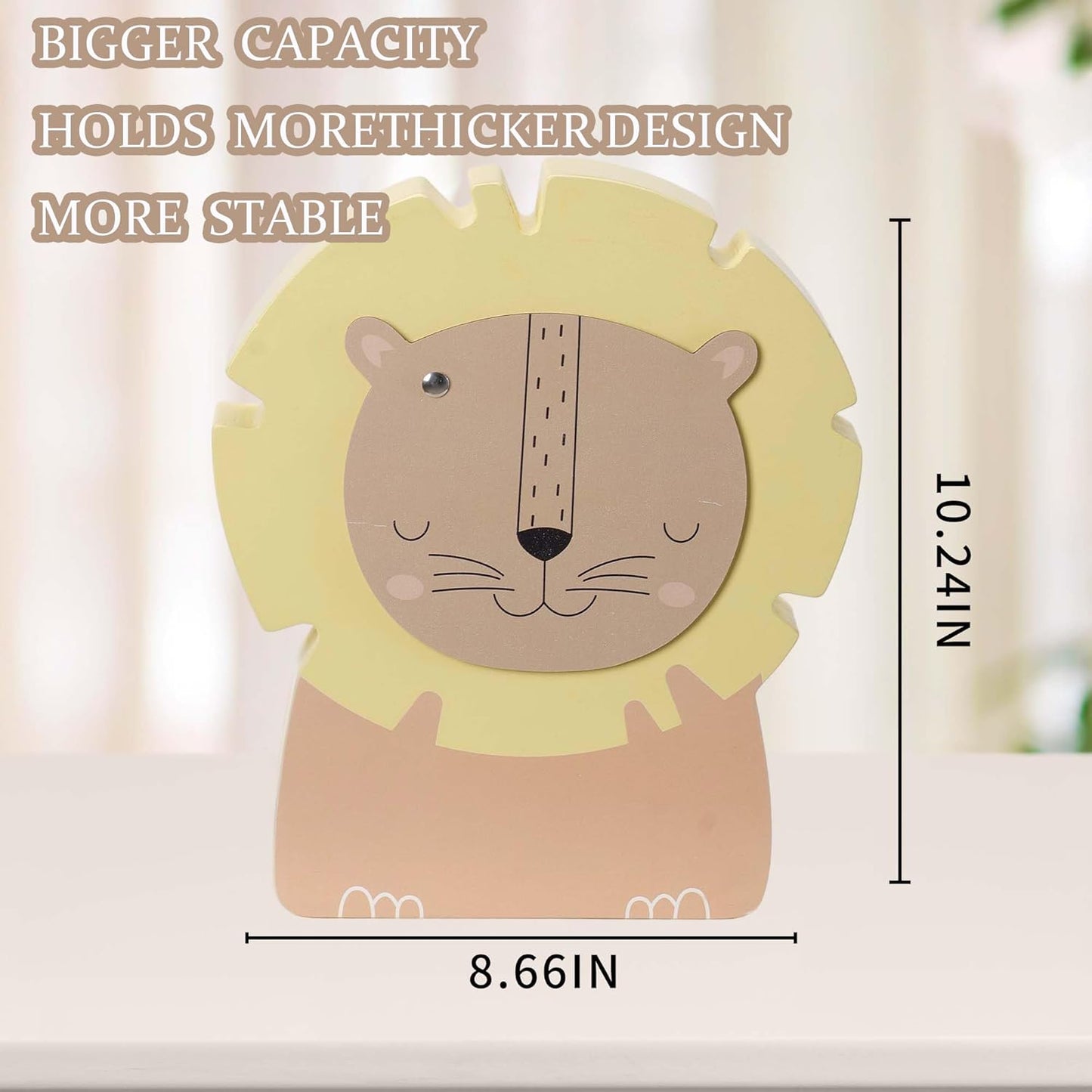 Wooden Globe Piggy Bank for Boys Kids Girls Clear Real Money Coin Bank Toy Toddler Birthday
