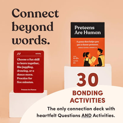 Children are Human | 140 Conversation Cards to Help Bond with Kids | Card Game for Elementary School Children | Designed by Experts for Grades 2-5 | Ages 7-10+