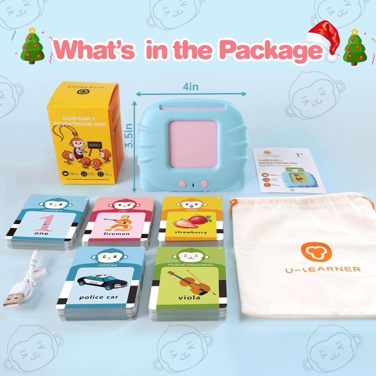Toddler Girls Toys Talking Flash Cards-296 Sight Words, Educational Toys for 1 2 3 4 Year Old, Speech Therapy&Autism Learning Materials, Toddler Girlt Birthday Gift with Durable Cards