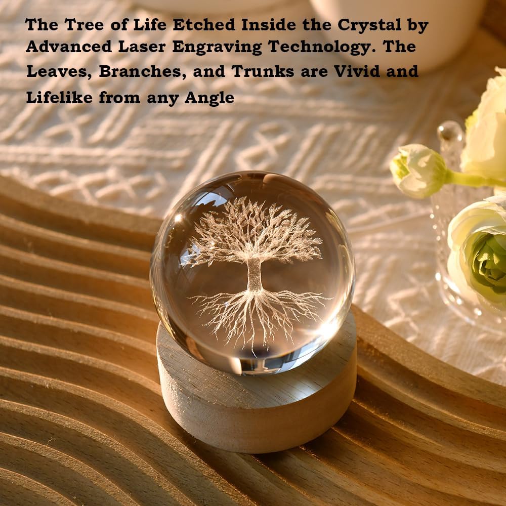 3D Solar System Crystal Ball Space Lover Model Themed Gifts 3D Planets Glass Ball 60mm Decorative Sphere Decor Astronomy Birthday Gift