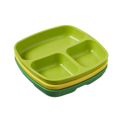 ECR4Kids My First Meal Pal Drinking Cups, Kids Plastic Tableware, Stackable And Dishwasher Safe, Stackable Tumblers For Baby, Toddler And Child Feeding, 3-Pack - Tropical