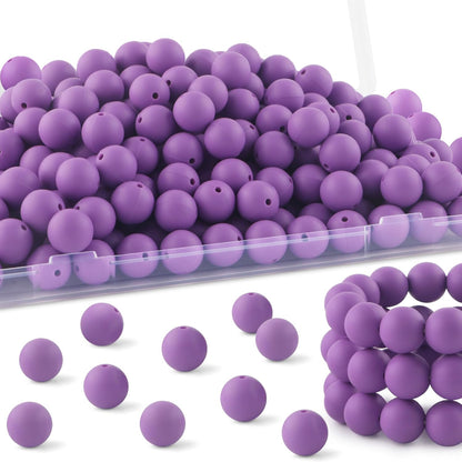 65Pcs 19mm Silicone Beads for Keychain Making Bracelet Necklace, Bulk Round Silicone Beads for Pens（Christmas Green） - Colors B