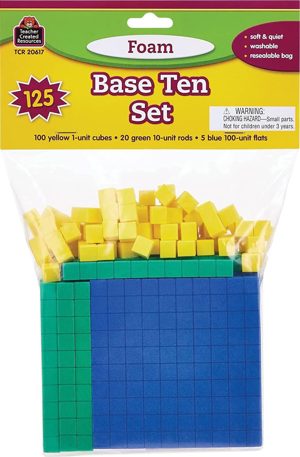 Teacher Created Resources Foam Base Ten Set (20617)