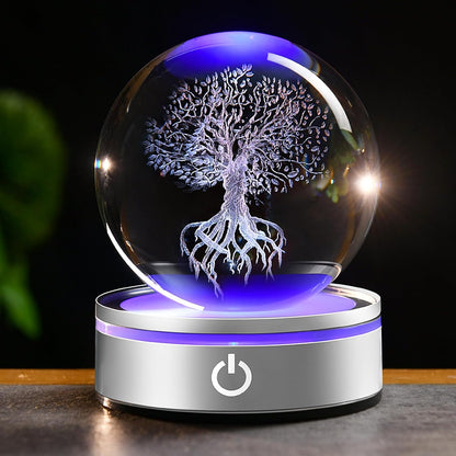 IFOLAINA 3D Solar System Crystal Ball Model Gift Space Astronomy Gift Planets Multicolor Universe Globe Ball Science Astrophysics Gift Night Light Kids Bedroom Adults Gift