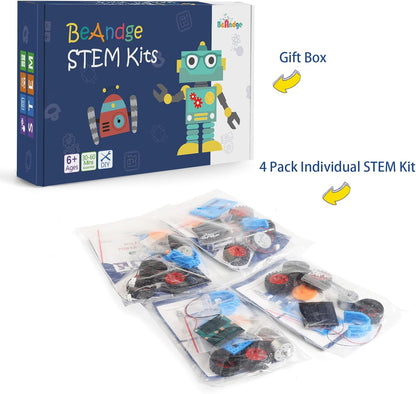Bulk STEM Solar Robot Kits, STEM Building Toys for 8 9 10 12 13 Year Old Boys Girls Crafts, Robotics Science Kits for Kids 8-12 8-10 12-14, Classroom School Gifts Engineering Coding Motor Car Projects