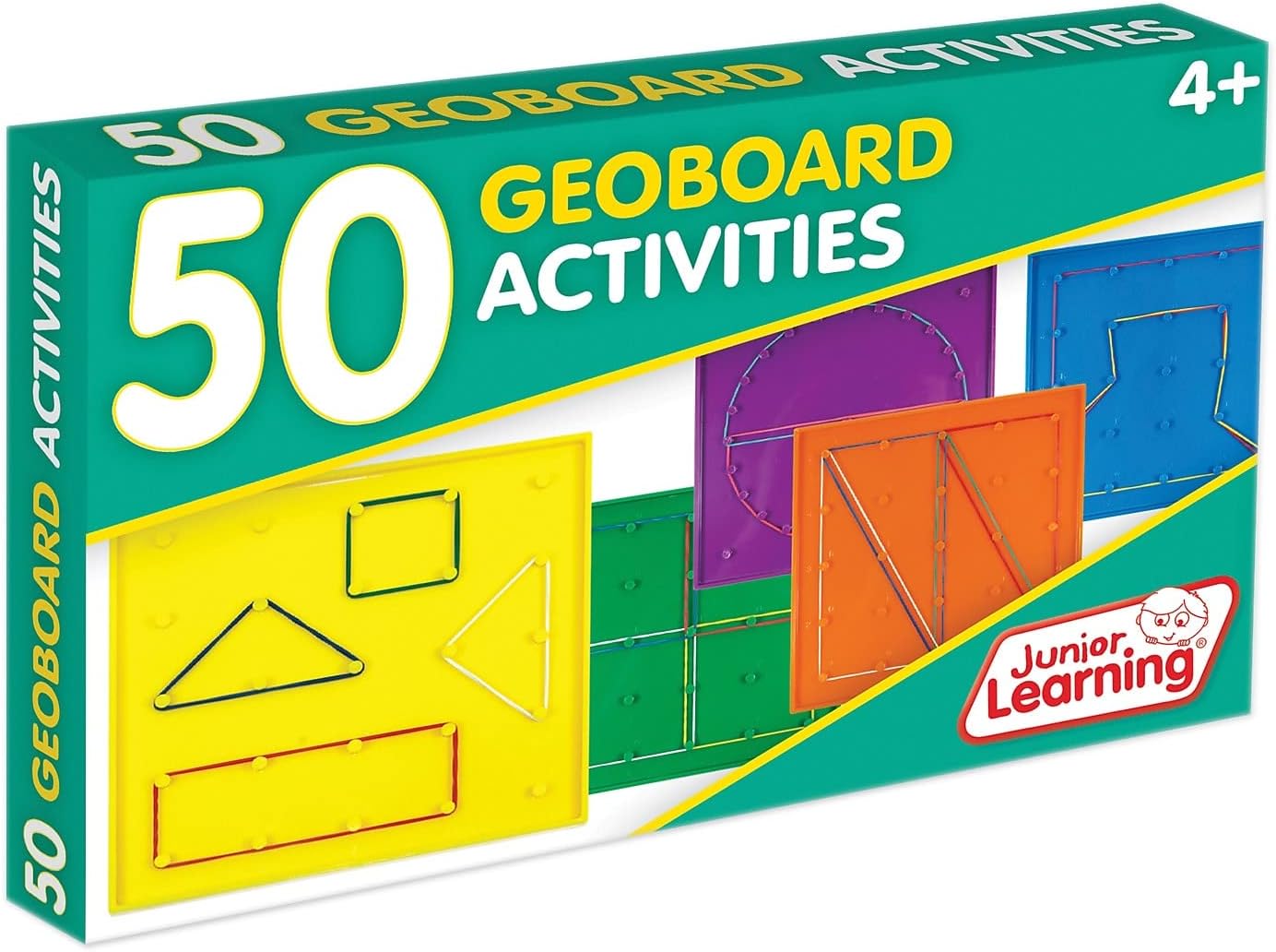 Junior Learning JL342 50 Geoboard Activities, Multi Medium