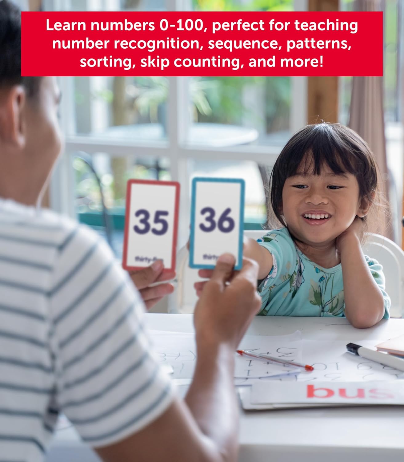 Flash Cards: Numbers 0 - 100