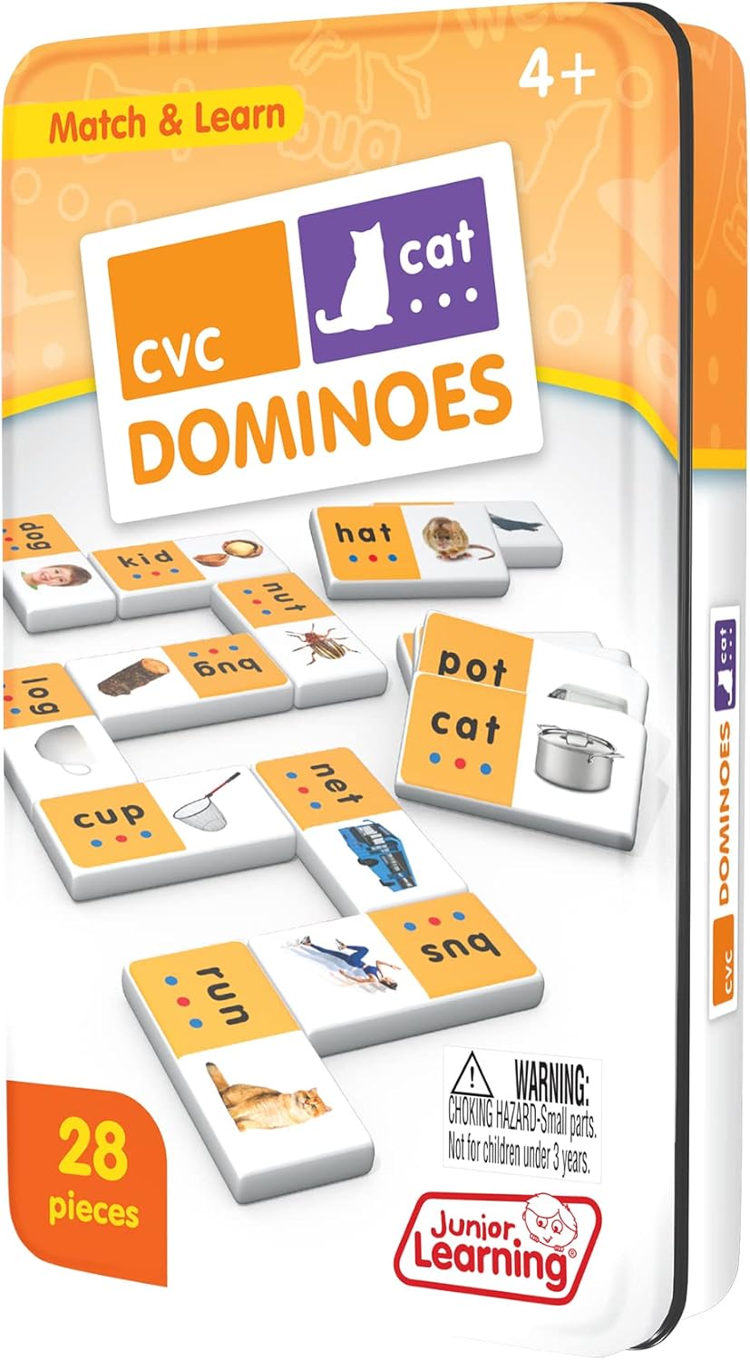 Junior Learning CVC Match & Learn Dominoes