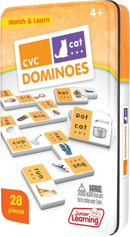 Junior Learning CVC Match & Learn Dominoes