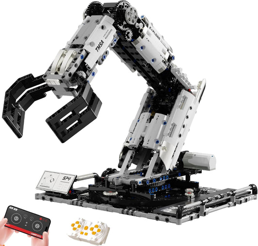 HPROMOT Building Toys STEM Robotics Arm Kits, 1029 PCS APP & Remote Control Robot Toys for Kids Ages 8-16, Engineering Technic Coding Robotic Kit, Educational Science Set Birthday Gift for Boys Girls