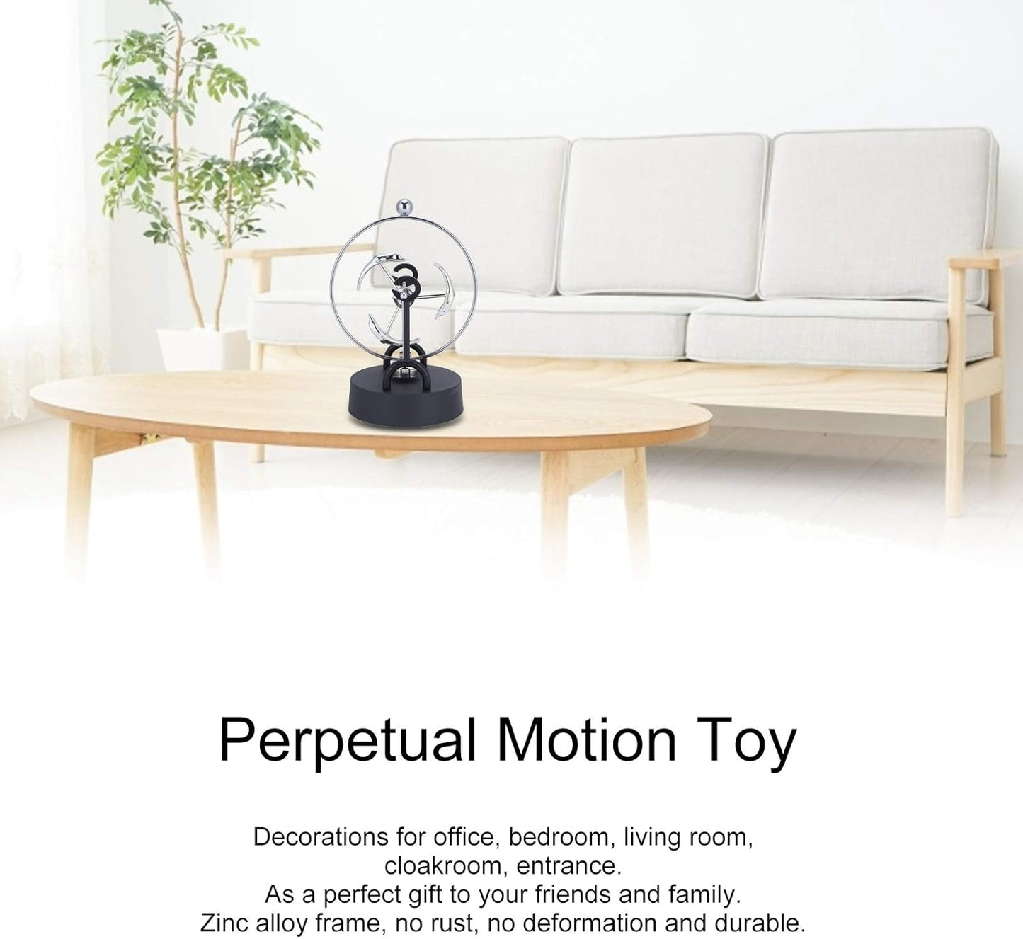 Perpetual Motion, Magnetic Levitation Physical Science, Cute Dolphin Modeling, for Home Decoration, Festival Gifts