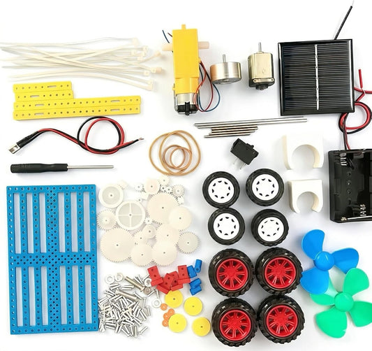 STEM Kits and STEM Toys for Kids Ages 8-14, Build 7 Models (One at a Time), Solar and Motor Science Kit, Engineering Building Kit, Solar Car Building Kit, Educational Gifts for Boys and Girls