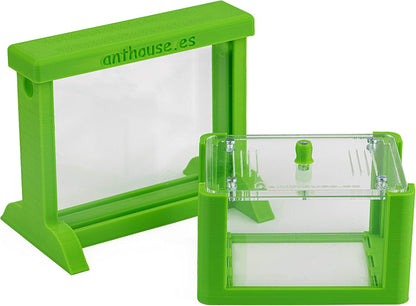 Anthouse.ES - Natural Sand Ant Farm - Basic Acrylic Kit (Sandwich + Foraging Box) - 12x10x1 cm and 18x10x5 cm