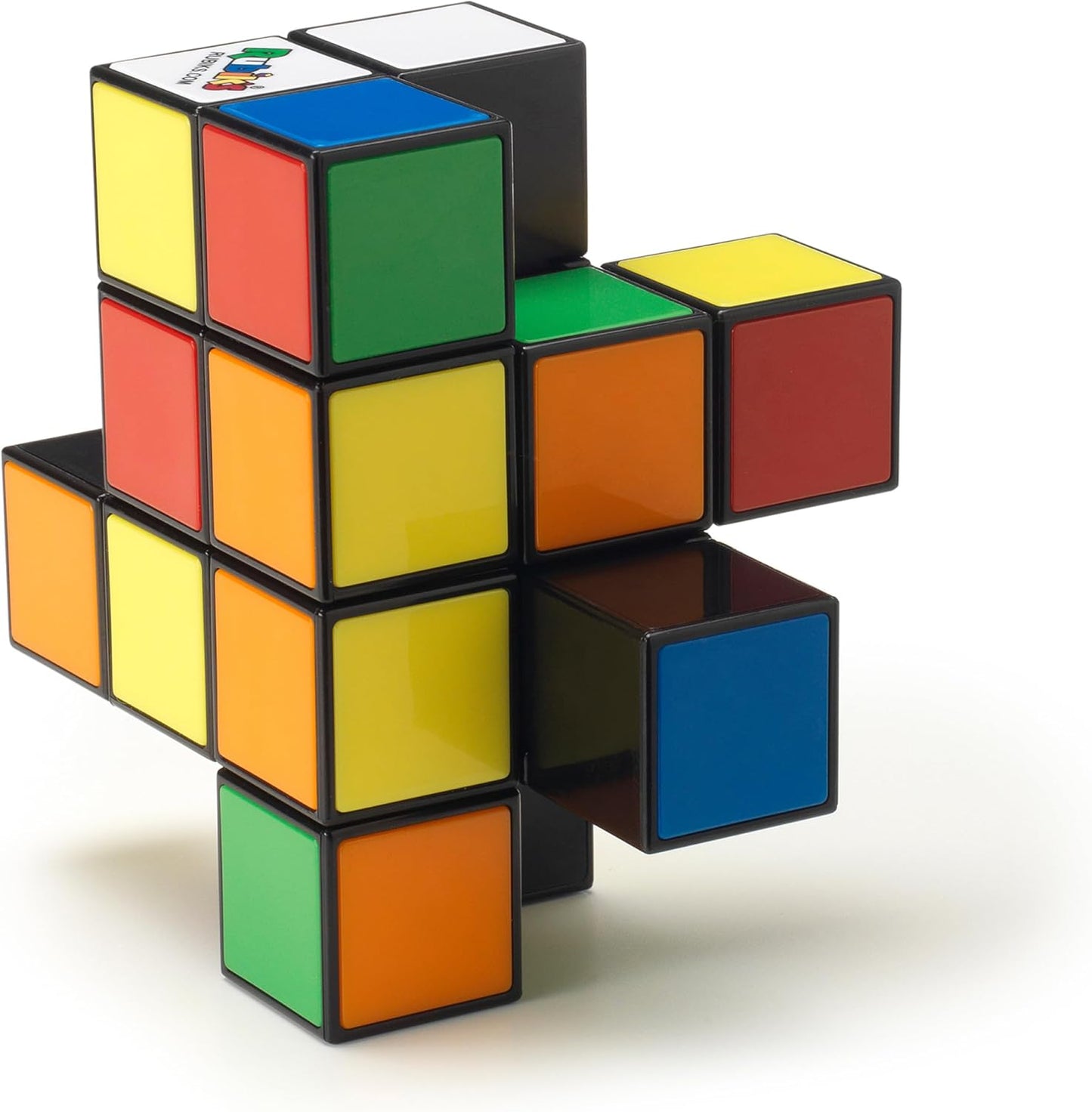 Rubik’s Cube, Tower 2x2x4 Complex Problem-Solving Brain Teaser, Classic Color-Matching Puzzle, Fidget Toy, Sensory Puzzle for Adults, Teens, Kids, Ages 8 & Up