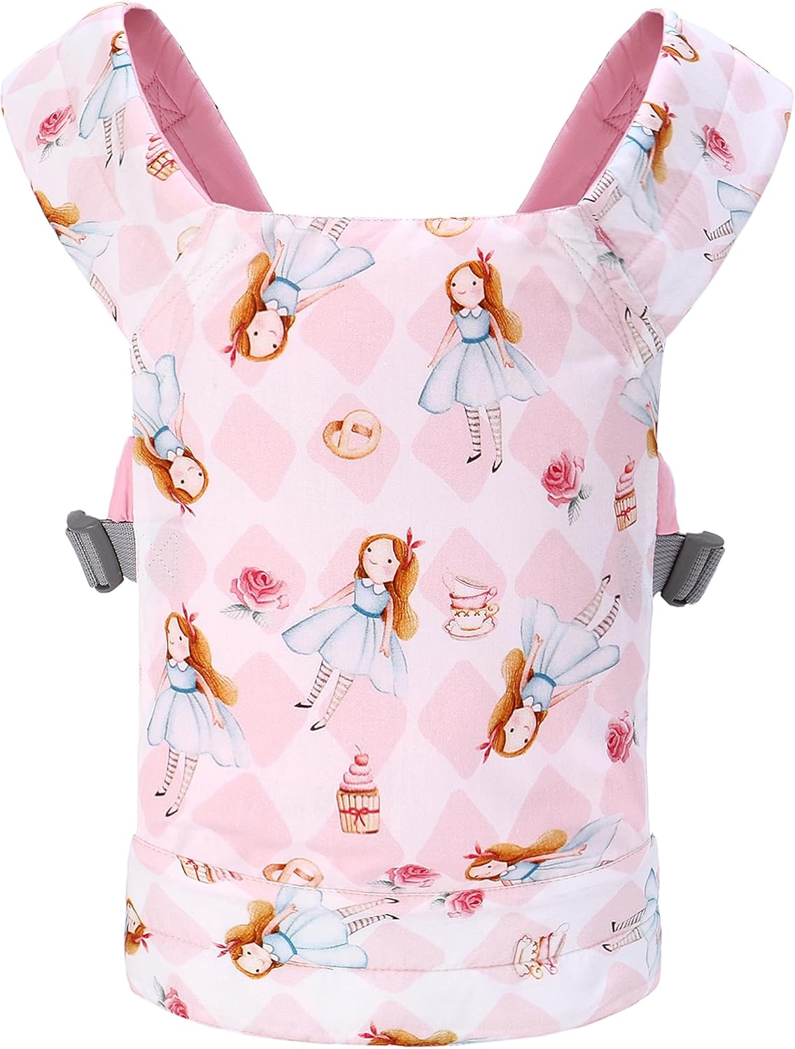 Miracle Baby Doll Carrier for Kids, Front and Back Baby Doll Accessories Backpack Kid Toddlers Play Toy Baby Carriers with Adjustable Straps for Little Girls
