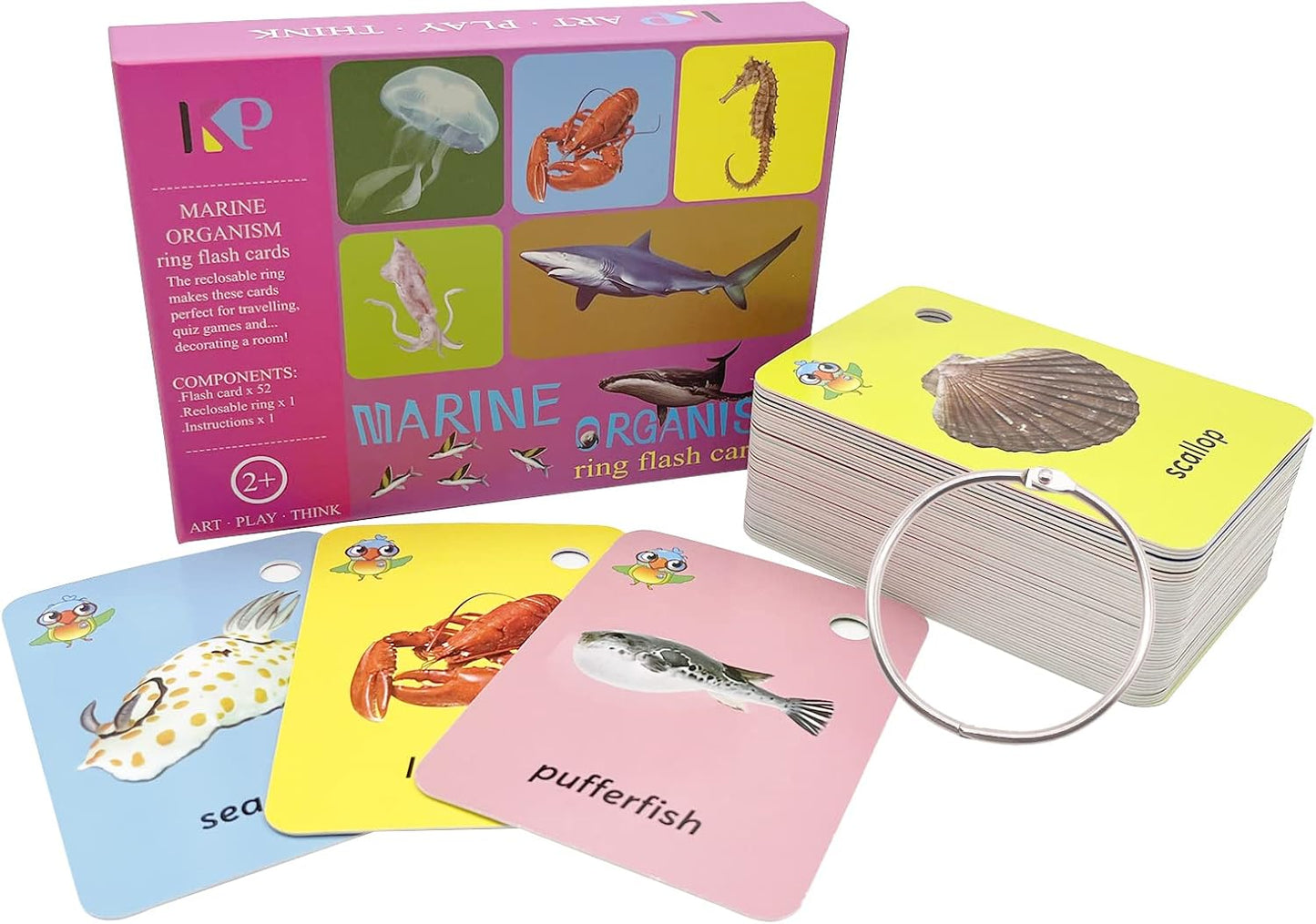 Toddler Number Flash Cards,No.123 Sight Words with Pictures Preschool Kids Flash Cards 28 Pcs with Ring(Number)