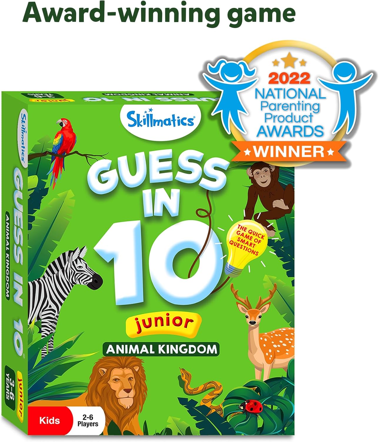 Skillmatics Guess in 10 NASA Space, Perfect for Boys, Girls, Kids & Families Who Love Card Games, Educational Toys, Travel Games, Gifts for Ages 8, 9, 10 and Up