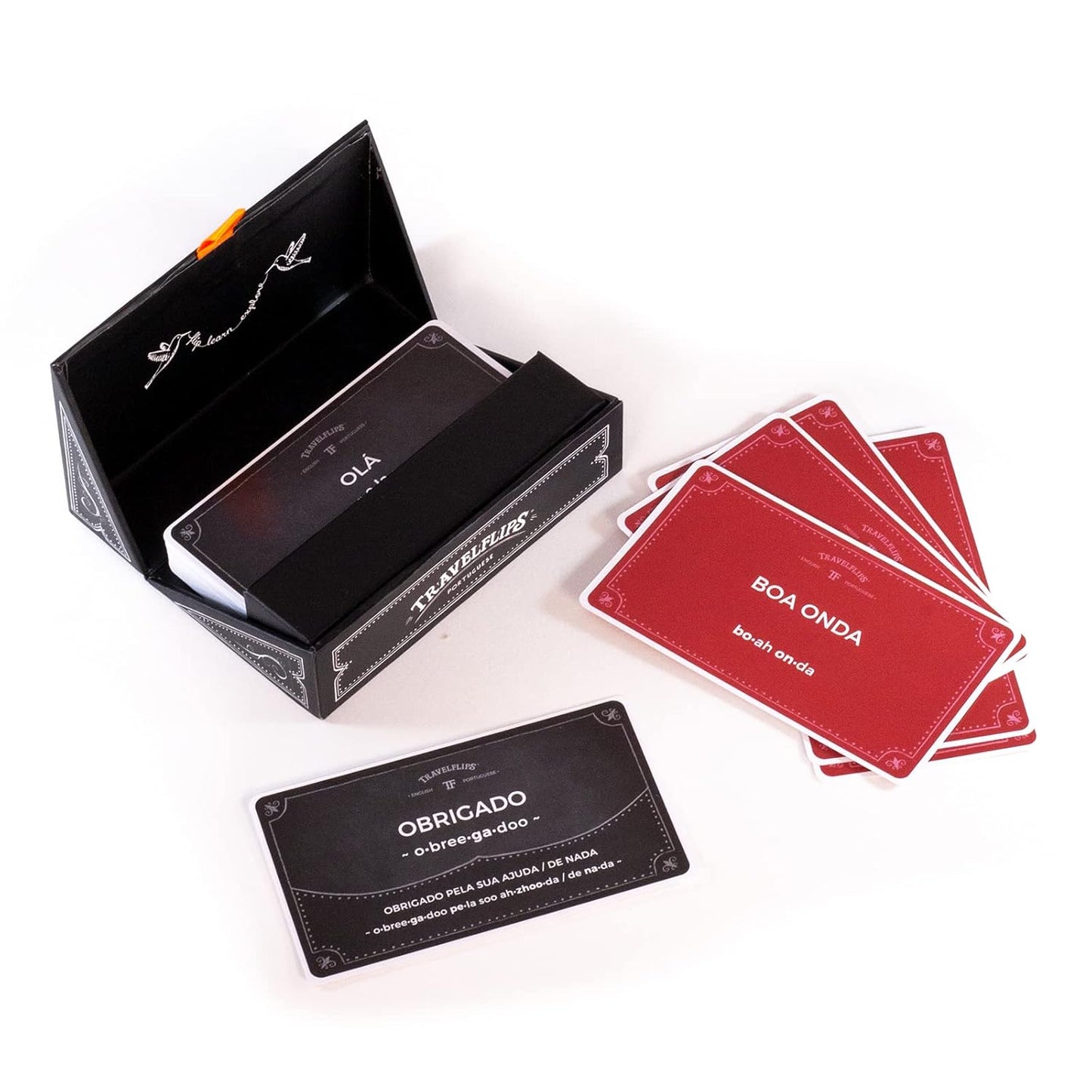 Italian Flash Cards - Learn Italian Language Vocabulary Words and Phrases - Basic Sentences for Beginners - Gift for Travelers, Kids, and Adults - Language Cards by Travelflips