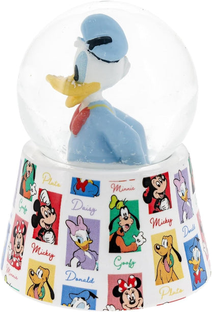 Silver Buffalo Disney Mickey and Friends Mini Light Up Snow Globe│Minnie Mouse│3.8 Inches Tall, 45mm (Small) - Colors A