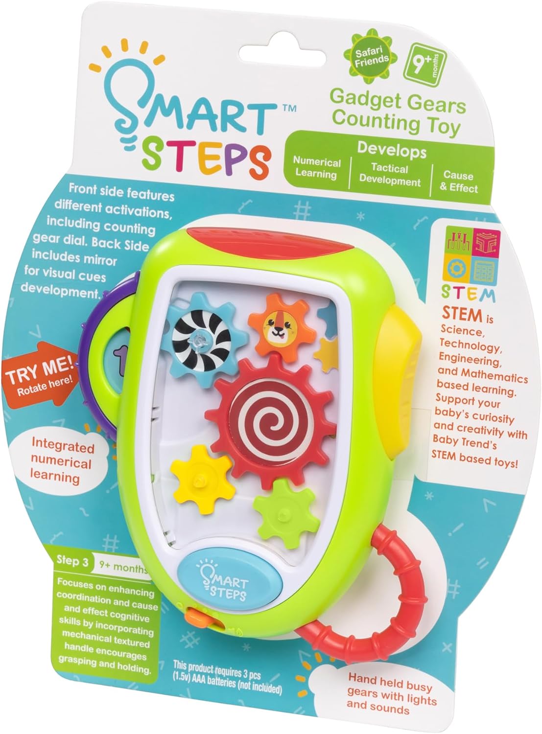 Smart Steps Grab N' Spin Rattle and Teether