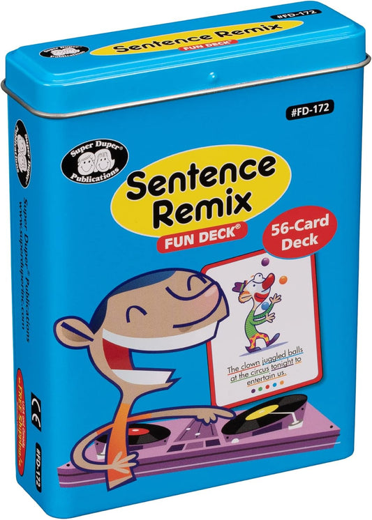 Super Duper Publications | Sentence Remix Fun Deck Reading Comprehension Flash Cards | Educational Learning Resource for Children