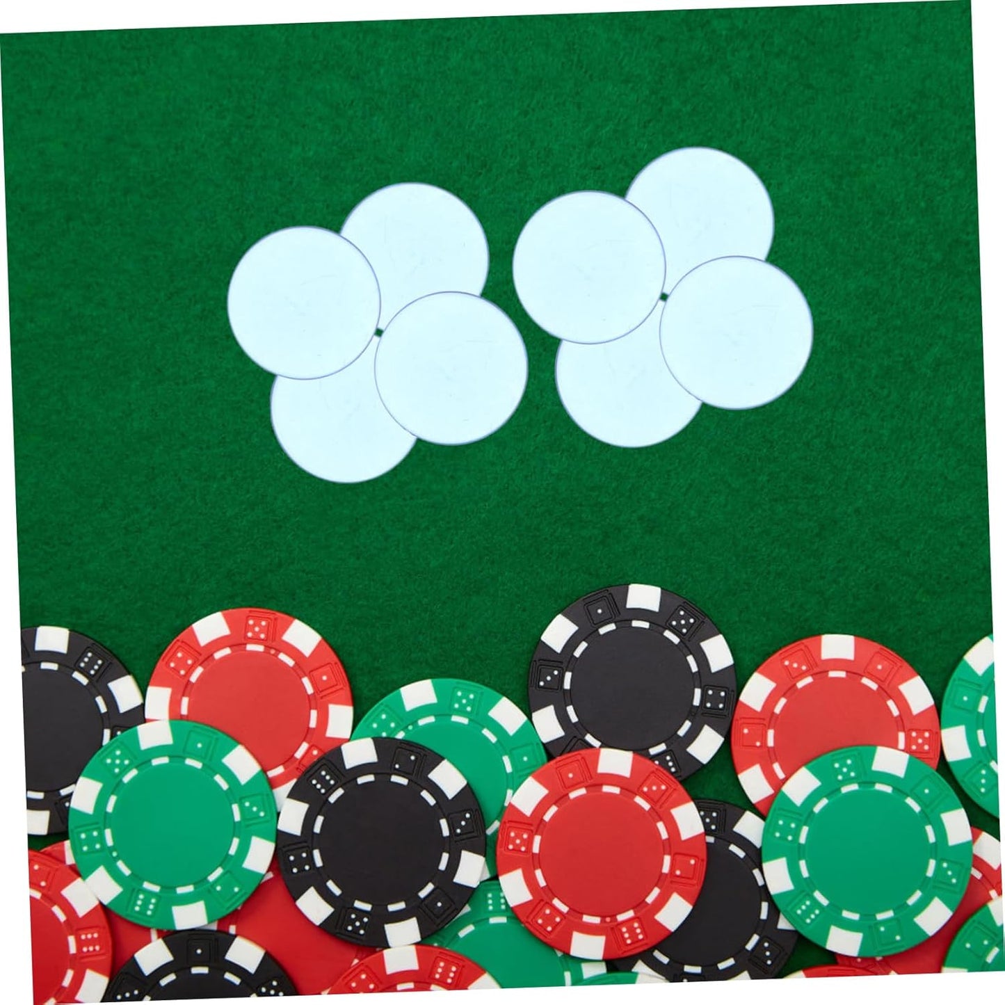 100pcs Bingo Chips Counting Discs for Games and Classroom Activities Math Counters for Boys and Girls for Family Learning and Group Fun