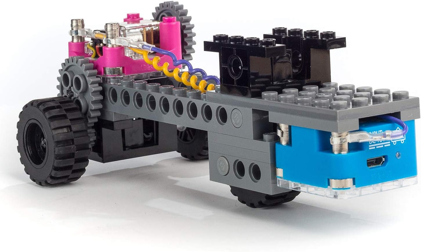 Circuit Cubes Gears GO! Multi-Vehicle Mobility Launch Kit - Engineering STEM Kit for Children and Adults