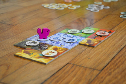 Strategy Board Game Extension for Kids, Teens and Family, Tabletop Game Nights, Ages 8 & Up, 2 to 5 Players, Kingdomino Age of Giants Expansion by Blue Orange Games