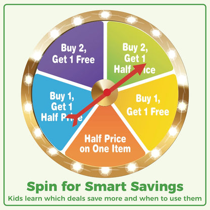 BeFree for MoneyStars – Kids Board Game Age 7+ | Fun Play Money Shopping Game with Bills & Coins and Store Deals | Make Smart Choices, Pay, Get Change & Win by Saving | Educational Strategy Game