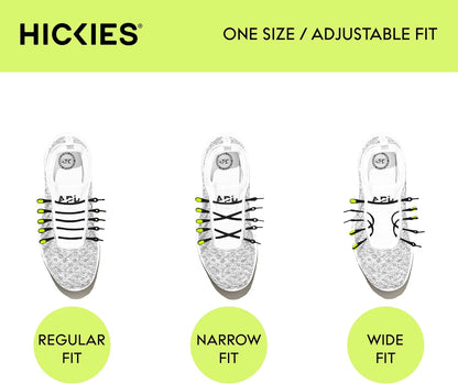 HICKIES No Tie Shoelaces – Elastic, Waterproof, Unisex Shoelaces for Adults, One Size Fits All for Sneakers & Running Shoes