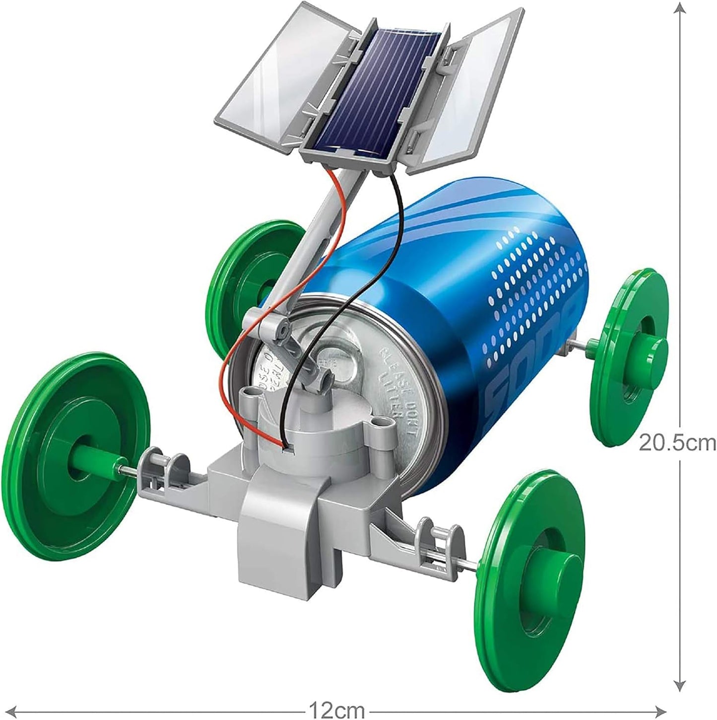4M Green Science Solar Rover, DIY STEAM Powered Kids Science Kit, Boys & Girls Ages 5+