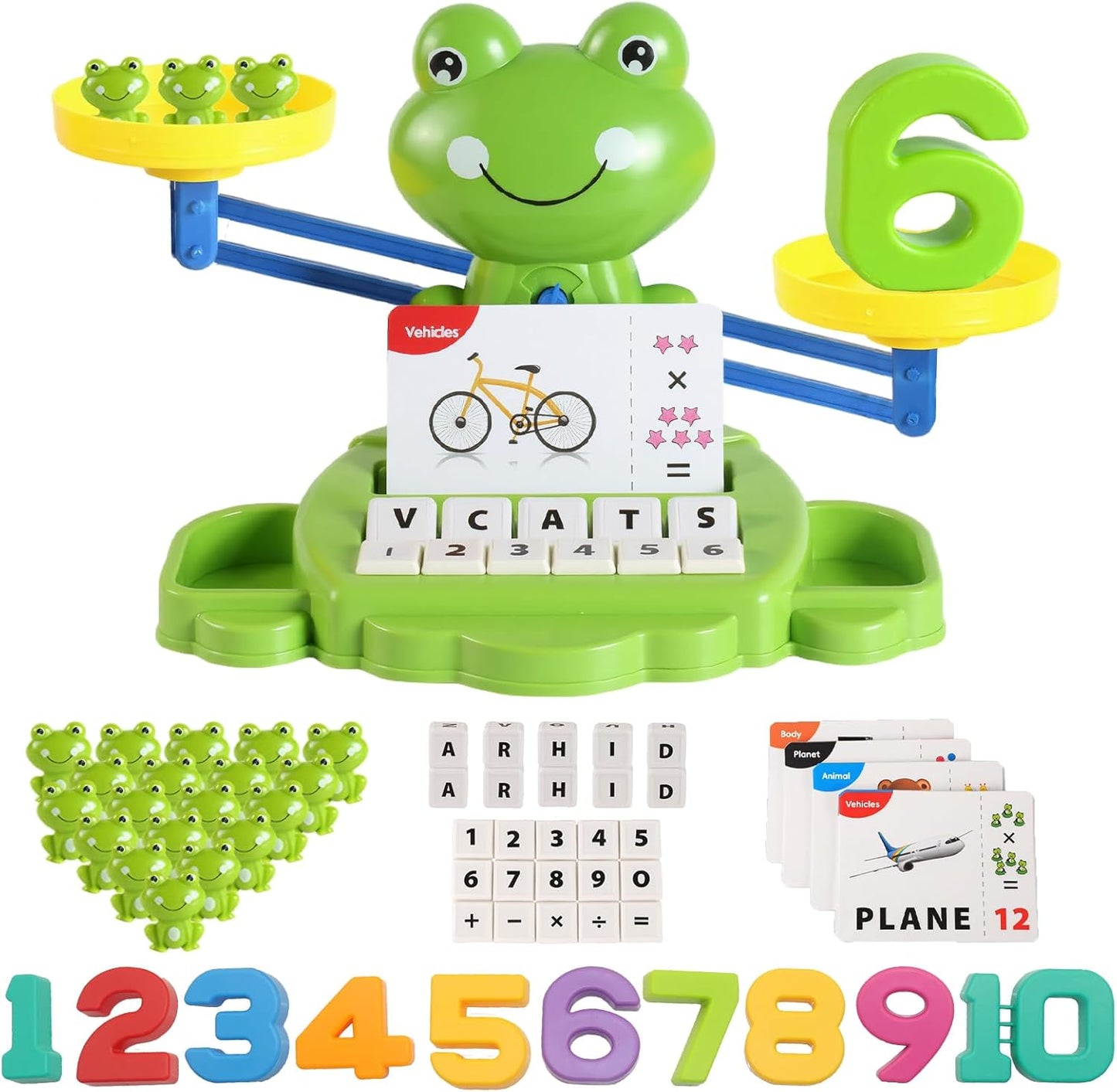 Snugzy Dinosaur Balance Counting Toys Math Game Montessori Toys Learning Games for Kids Educational Toy Gifts for Boys Girls Age 5-7