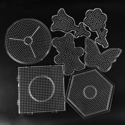 5mm Hama Beads Pegboard Toy Beads Tool Educational Tangram Jigsaw Puzzle Template Kids Toy