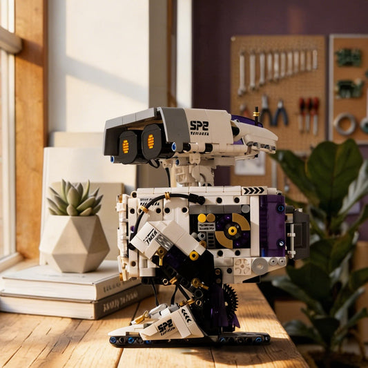 Programmable Biped Robot Technic Building Blocks Set,Remote Control＆App STEM Technic Robot Construction Kit with Movable Joints & Expression Modes,Coding Building Sets for Boys Ages 8-12