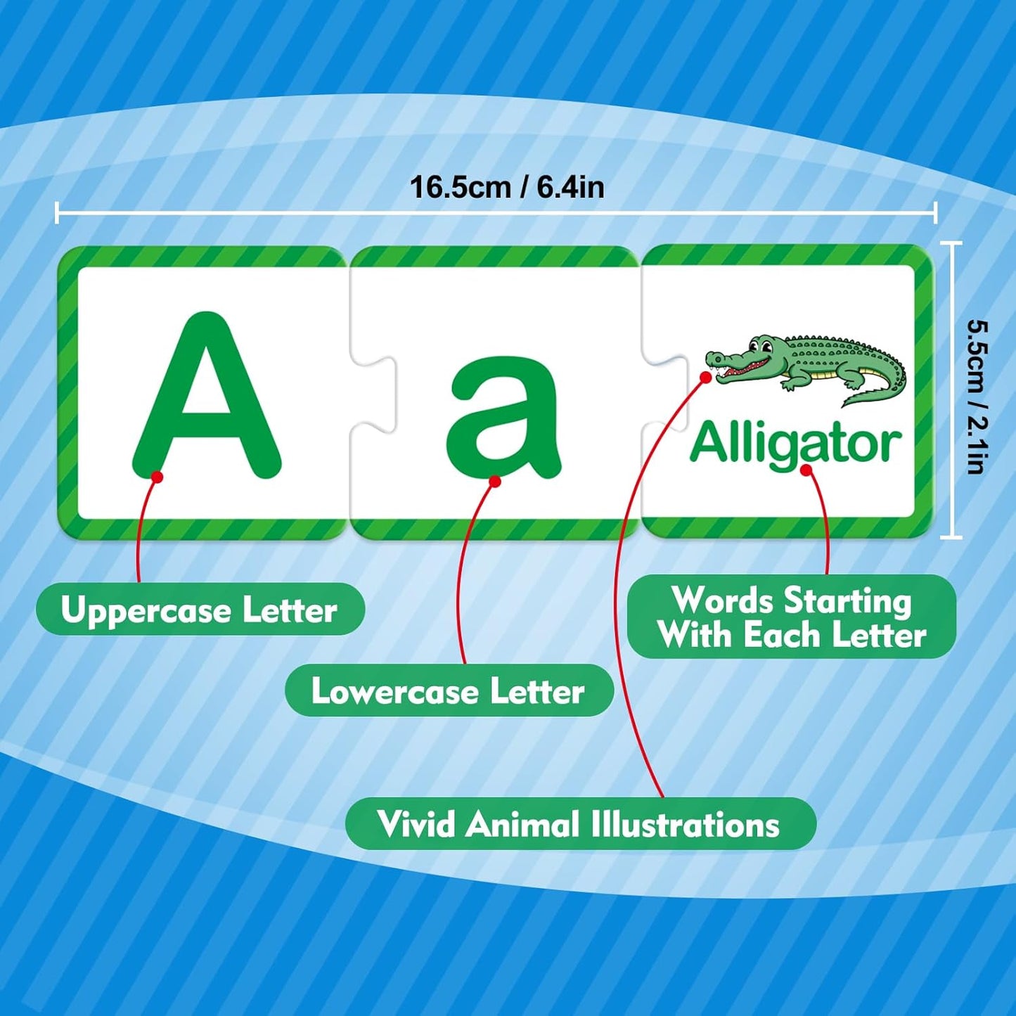 Kasfalci Alphabet Puzzle Cards,ABC puzzle,Alphabet Learning Toys,ABC Learning for Toddlers Kids,Matching Letter Game,Preschool Learning Activities,Kindergarten Classroom Must Haves,Homeschool Supplies