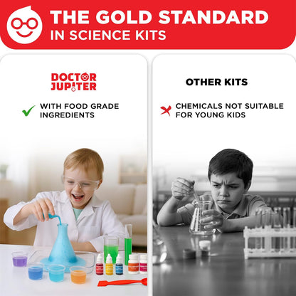 Doctor Jupiter Ultimate Science Kit, Chemistry Set for Kids Ages 8-9-10-11-12-13-14 | Birthday Gift Ideas for Boys & Girls 8+ Years Old | STEM Toy with 135+ Experiments | Learning & Educational Kits