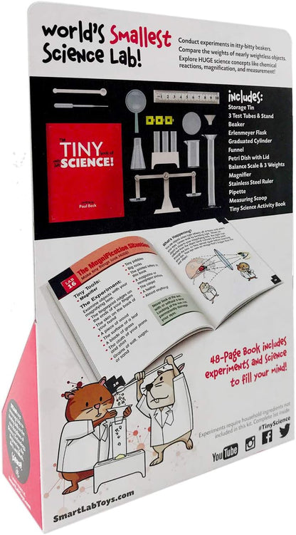 SmartLab Toys Tiny Science - 20 Enormously Fun Experiments. Big Science. Tiny Tools.
