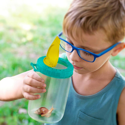B. toys – Bug Bungalow Insect Catching Kit with Mesh Case, Magnifying Container, Tweezers & Magnifier – Educational Outdoor Toys for Toddlers – Nature Exploration Set for 3+ Years