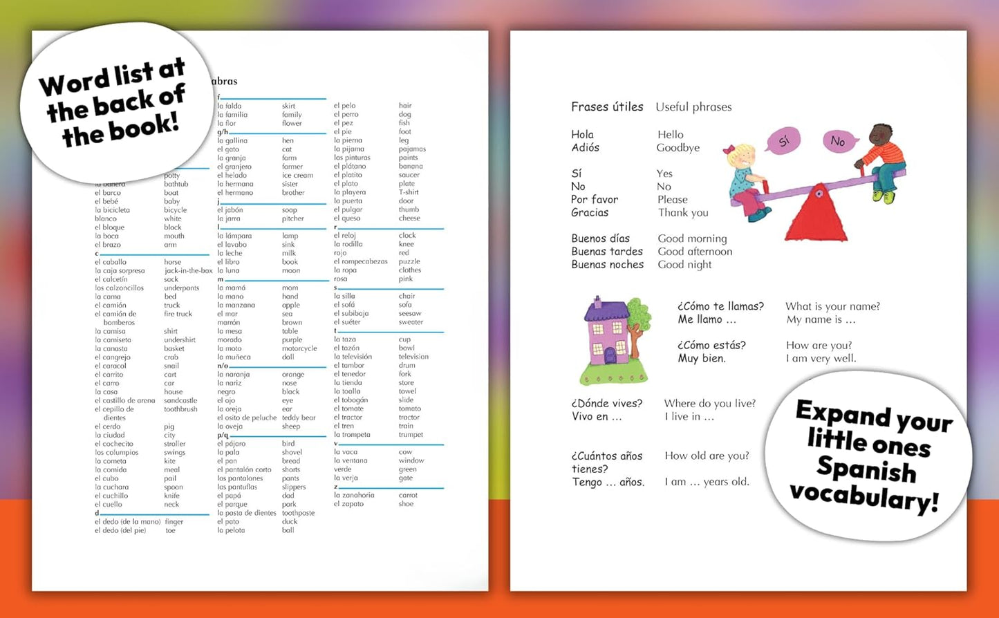My First 100 Words - Mis Primeras 100 Palabras - English / Spanish First Words Bilingual Book, Ages 1-7 (en español)