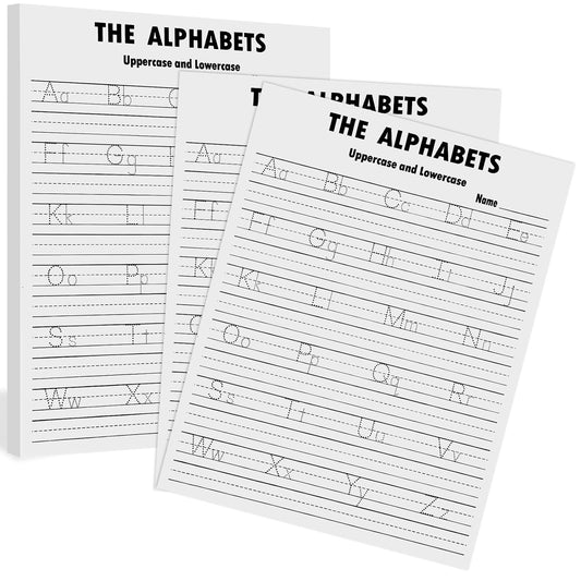 Eaasty Alphabet Tracing Paper Trace Letters Alphabet Handwriting Practice Workbook for Kids Ages 3-5 Practice Paper Learning to Write Letters for Pre K and Kindergarten(100 Pcs,8.5x11 Inches)