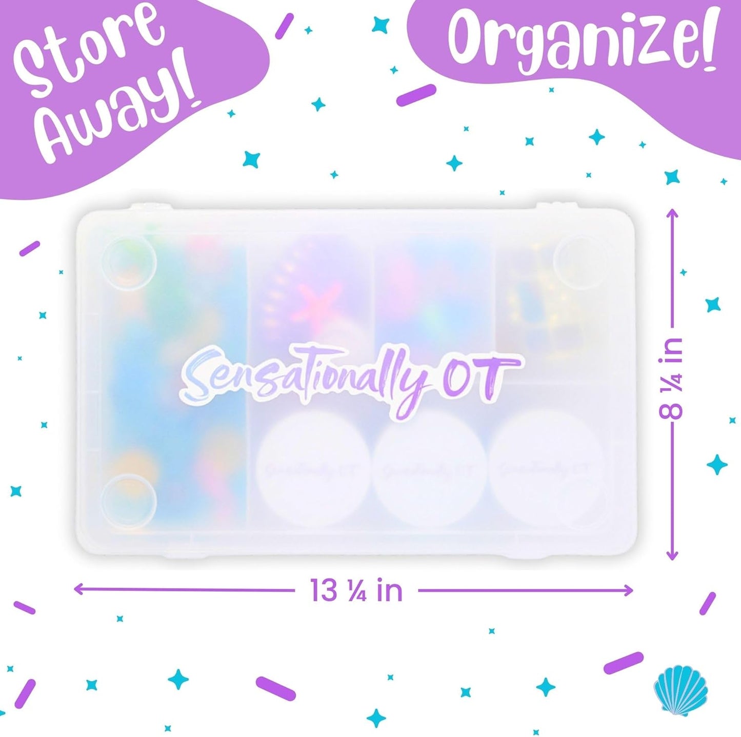 Unicorn Sensory Dough Kit (3 Jars) Non-Toxic Dough with Unicorn Cutters, Charms, Rainbow, Pom Poms, Diamonds, Gems, and Stackable Storage - Perfect for Creative Play and Gift for Kids