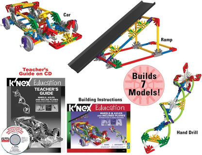 K'NEX Education - Intro to Simple Machines: Gears Set – 198 Pieces – Grades 3-5 – Engineering Education Toy